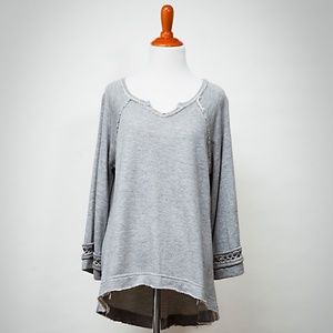 Free People gray tunic